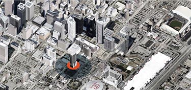 Aerial view of Marlowe in downtown Houston